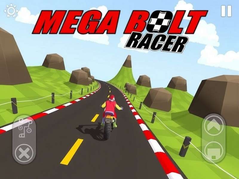 Mega Bolt Racer Game Screenshot